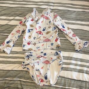 Janie and Jack 12-18M 2 piece bathing suit